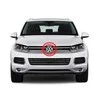 VAG VW TOUAREG 11-14 priekinis chromuotas variklio dangčio emblema originalus 7P6853601AULM