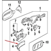 VAG VW TOUAREG 7L dešiniojo sparno veidrodėlio posūkio indikatorius 7L6949102B originalus