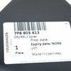 VAG VW TOUAREG 7P priekinio kairiojo sparno kairės pusės prailginimo dangtelis originalus 7P6805413