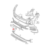 VAG VW Touareg CR7 Valstybinio Numerio Laiptuvo Laikiklis Originalus 760807285G9B9