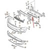 VAG VW Touareg priekinio buferio putų užpildo detalė originali 7P6807248B