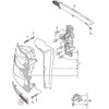 VAG VW TOURAN 07-10 GALINIS BUFERIS KAIRĖS PUSĖS ATSPINDYS ORIGINALUS 1T0945105A