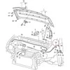 VAG VW TOURAN 11-16 Galinis variklio dangčio atleidimo trosas originalus 1T0823535F