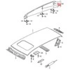 VAG VW TOURAN 1T1 1T2 1T3 stogo bagažinės tarpiklių rinkinys Originalus 1T0860151