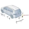 VAG VW TOURAN 5T 2015 m. ir vėlesnių metų galinių bagažinės durų emblema Logotipas originalus 5TA853630BDPJ