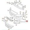 VAG VW Transporter T5 Priekinis Dešinysis Bamperio Apsauginis Juostos 7H08077187G9 NAUJAS ORIGINALUS