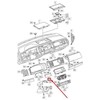 VAG VW TRANSPORTER T6 Kairės prietaisų skydelio apdailos dalis RHD 7E6857298JP9 NAUJA ORIGINALI