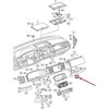 VAG VW TRANSPORTER T6 Kairės prietaisų skydelio apdailos dalis RHD 7E6857115JP9 NAUJA ORIGINALI