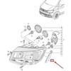 VAG VW TRANSPORTER T6 kairės pusės priekinio žibinto kreipiančioji dalis originali 7E0941231D