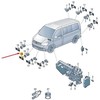 VAG VW TRANSPORTER T6 Priekinis Dešinysis Vidinis Parkavimo Jutiklio Laikiklis 7E5919494E NAUJAS ORIGINALUS