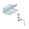 VAG USB ir AUX-IN jungtis Volkswagen Golf Jetta Passat Originalus 5G0035222F