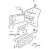 Vidinis Durų Sandariklis VAG Audi A3 S3 2004 2013 Originalus 8P4831721C28P