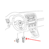 Volksvagen POLO 6C USB lizdas su dangteliu originalus 6C0035249B
