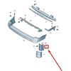 Volkswagen Galinys Kairys Bumperis Skersinis VAG Originalus 7H0807129A