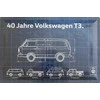 Volkswagen T3 Vag Metal Sign Originalus ZCP902968