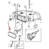 VOLVO C30 Kairės priekinės lempos galinis dangtelis 31294541 NAUJAS ORIGINALUS