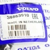 VOLVO C30 priekinio bamperio vilkimo kablio ausies dangtelis 39863910 Originalus