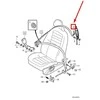 VOLVO C30 priekinis dešinės pusės sėdynės diržo aukščio reguliatorius Originalus 39857414
