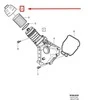 VOLVO C30 tepalo filtro korpuso dangtelis Originalus 30788489