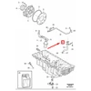 VOLVO C30 turbokompresoriaus alyvos vamzdelio tarpiklis Originalus 30777955