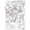 VOLVO C30 Variklio Dangtis Hushing 9487136 NAUJAS ORIGINALUS