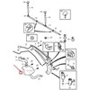 VOLVO C70 priekinio stiklo ploviklio bakelis Originalus 31253164