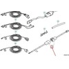 Volvo OEM BMW 5 E60 AVARIJOS AKTYVIŲ GALVOS ATRAMŲ REMONTO KAPOTĖLIS 61129191398 ORIGINALUS