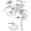 VOLVO S40 MK2 Priekinio Dešinės Pusės Durų Veidrodžio Indikatoriaus Lęšis 8679777 NAUJAS ORIGINALUS