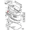 VOLVO S40 MK2 Priekinis Bamperis Radiatoriaus Grotelės 31290532 NAUJAS ORIGINALUS