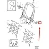 VOLVO S40 MK2 priekinių sėdynių reguliavimo rankenėlė originali 8686047