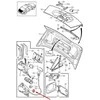 VOLVO S60 MK1 Bagažo užrakto komplektas 31253052 NAUJAS ORIGINALUS