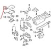 VOLVO S60 MK1 Centrinė konsolė rankų atrama pilka 39969406 NAUJA ORIGINALI