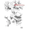 VOLVO S60 MK1 oro tiekimo į variklio purkštuvą žarna originali 3507985