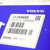 VOLVO S60 MK2 Galiniai purvo gaubtai Rinkinys 31359695 NAUJI ORIGINALŪS