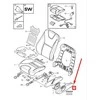 VOLVO S60 MK2 priekinės kairės sėdynės apdailos skydelis originalus 39810501