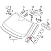 VOLVO S60 MK2 Priekinio stiklo šoninis apdailos apatinis spaustukas 31333163 NAUJAS ORIGINALUS