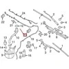 VOLVO S60 MK2 priekinis kairysis plovimo antgalis Originalus 31378704