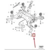 VOLVO S60 MK3 kairės pusės pakabos kryžminio elemento tvirtinimo varžtas originalus 30640914