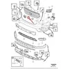 Volvo S60 MK3 Priekinis Bamperio Grotelės Logotipas 31383854 Originali Dalys