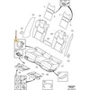 Volvo S60 V60 Galinio Sėdynės Dėklas Originalus 32206440