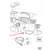 Volvo S60 V70 XC70 Kairysis Priekinis Veidrodžio Apdangalas Originalus 30745090