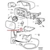 VOLVO S80 MK2 Kairėje Priekinėje Išorinėje Veidrodžio Apatinėje Dangtelio 31218089 NAUJAS ORIGINALUS