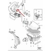 VOLVO S80 MK2 Karterio Vėdinimo Oro Įsiurbimo Žarna 31274139 NAUJA ORIGINALI