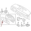 VOLVO S80 MK2 Kombinuoto prietaiso keitimo stiklas 30786145 NAUJAS ORIGINALUS