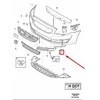 VOLVO S80 MK2 Priekinis Kairysis Bamperio Apdailos Profilis 39821110 NAUJAS ORIGINALUS
