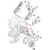 Volvo S80 XC90 termostato korpuso tarpinių rinkinys Originalus 270854