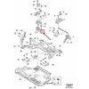 "Volvo V40" dešinysis hečbeko variklio laikiklis Originalus 31359635