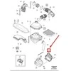 VOLVO V40 hečbeko oro valytuvo ir droselinės sklendės korpuso dangtelis originalus 31338665