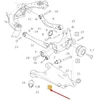 Volvo V60 CC XC60 XC90 Kairysis Apatinis Galinis Ašies Valdymo Svirtis Originalus 36010852
