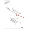 VOLVO V60 MK2 galinio stiklo valytuvo mentė 31693006 NAUJAS GENUINALUS